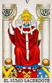 tarot del amor Il sommo sacerdote